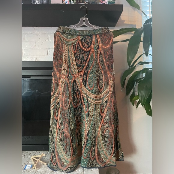 Peruvian Connection Maxi Skirt Boho - Picture 2 of 5